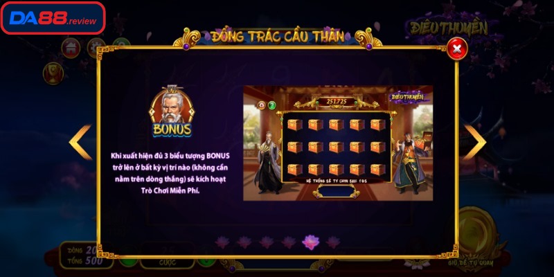 Mini game của điêu thuyền hỗ trợ săn quà cực khủng