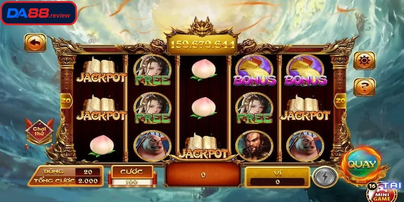 Tây du đại náo là một trong những game nổ hũ hàng đầu tại DA88